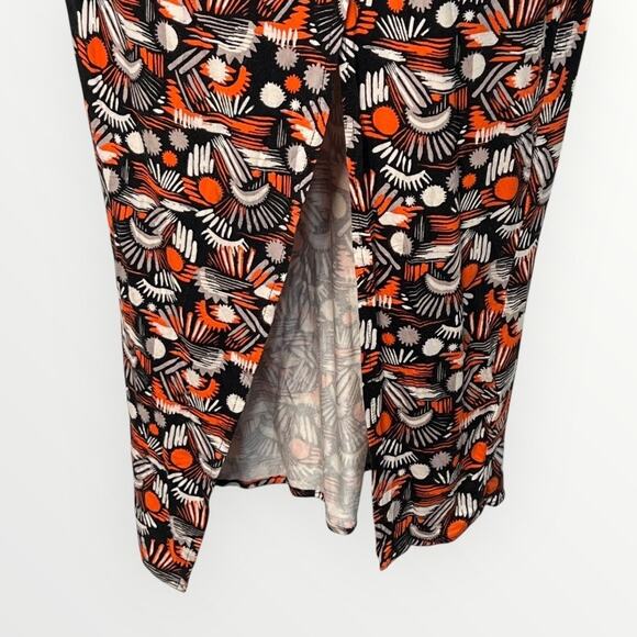 Free People Daria Halter Maxi Dress Floral Low Back Wrap Slit Plunge Size S NWT - Picture 4 of 14